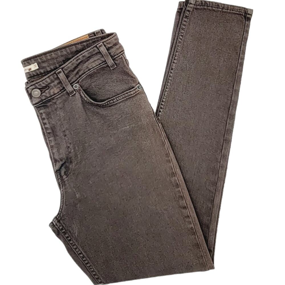 LEVI'S 721 "Vintage High Rise Skinny" Brown Jeans 2017 - Size W30 L30 - Picture 2 of 8